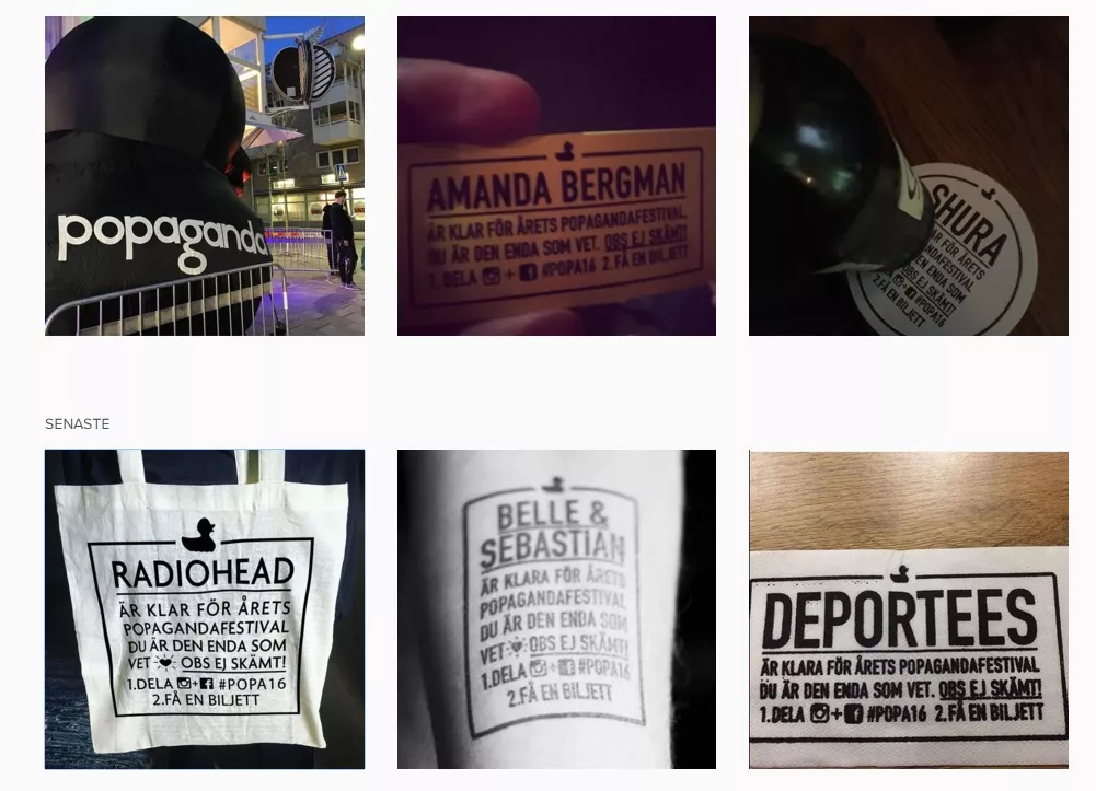 Popaganda släpper sina första akter ytterst speciellt