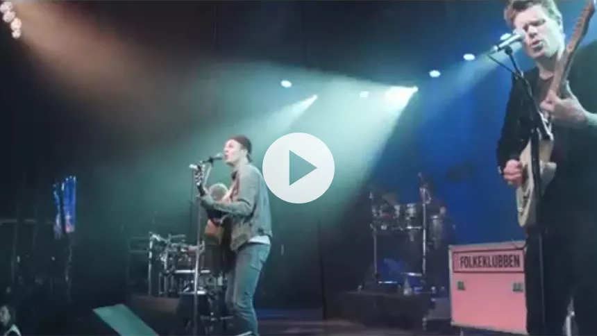 Se sommerlig video med festivalaktuelle Folkeklubben