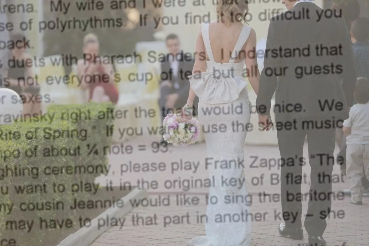 Et bryllups-bands mareridt: Denne liste med sangkrav er noget ud over det sædvanlige