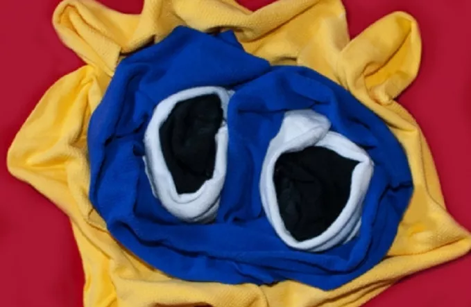 Se klassiske pladecovere som strømper