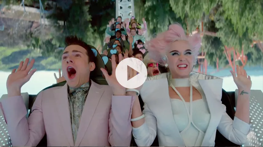 Er du endnu ikke blevet lænket til rytmen? Så bliv det med Katy Perrys hæsblæsende video