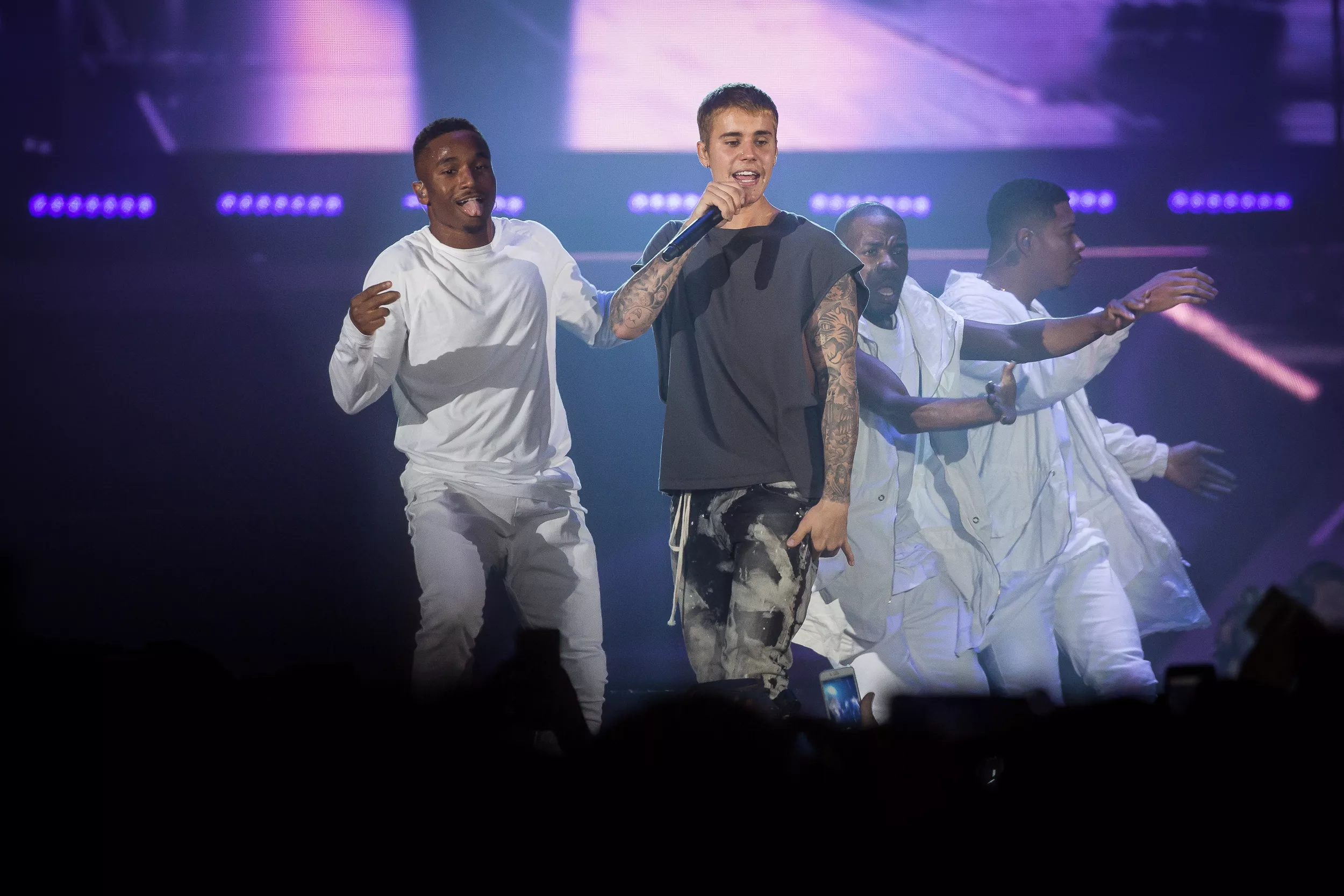 Storsmilende Bieber kørte den ind med playback