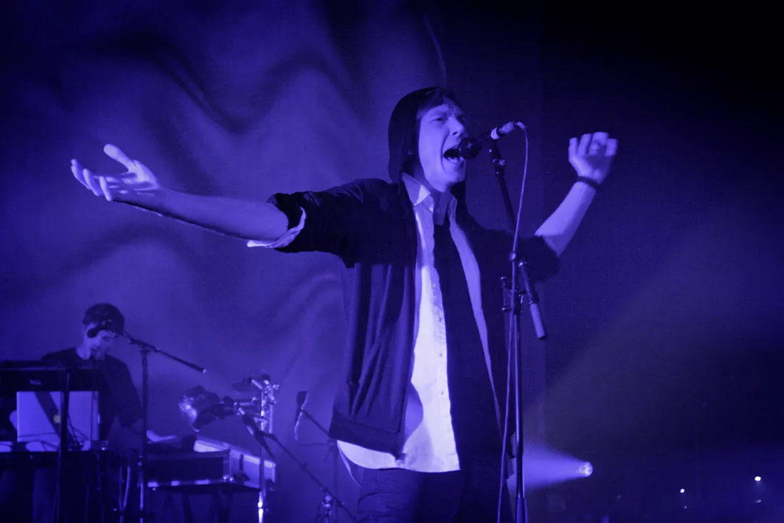 Før koncerten - When Saints Go Machine