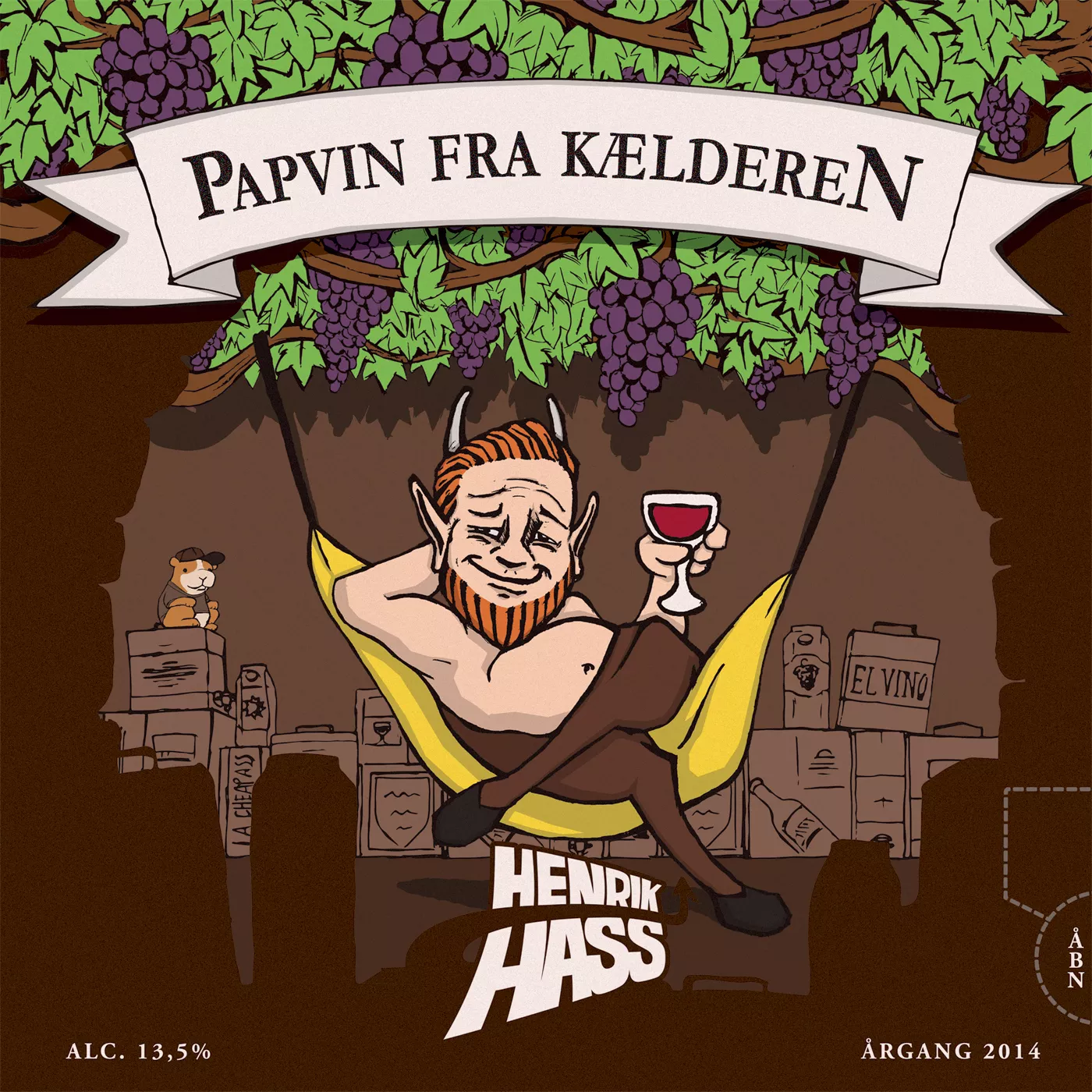 Papvin fra kælderen - Henrik Hass