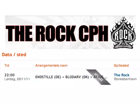 The Rock CPH er lukket