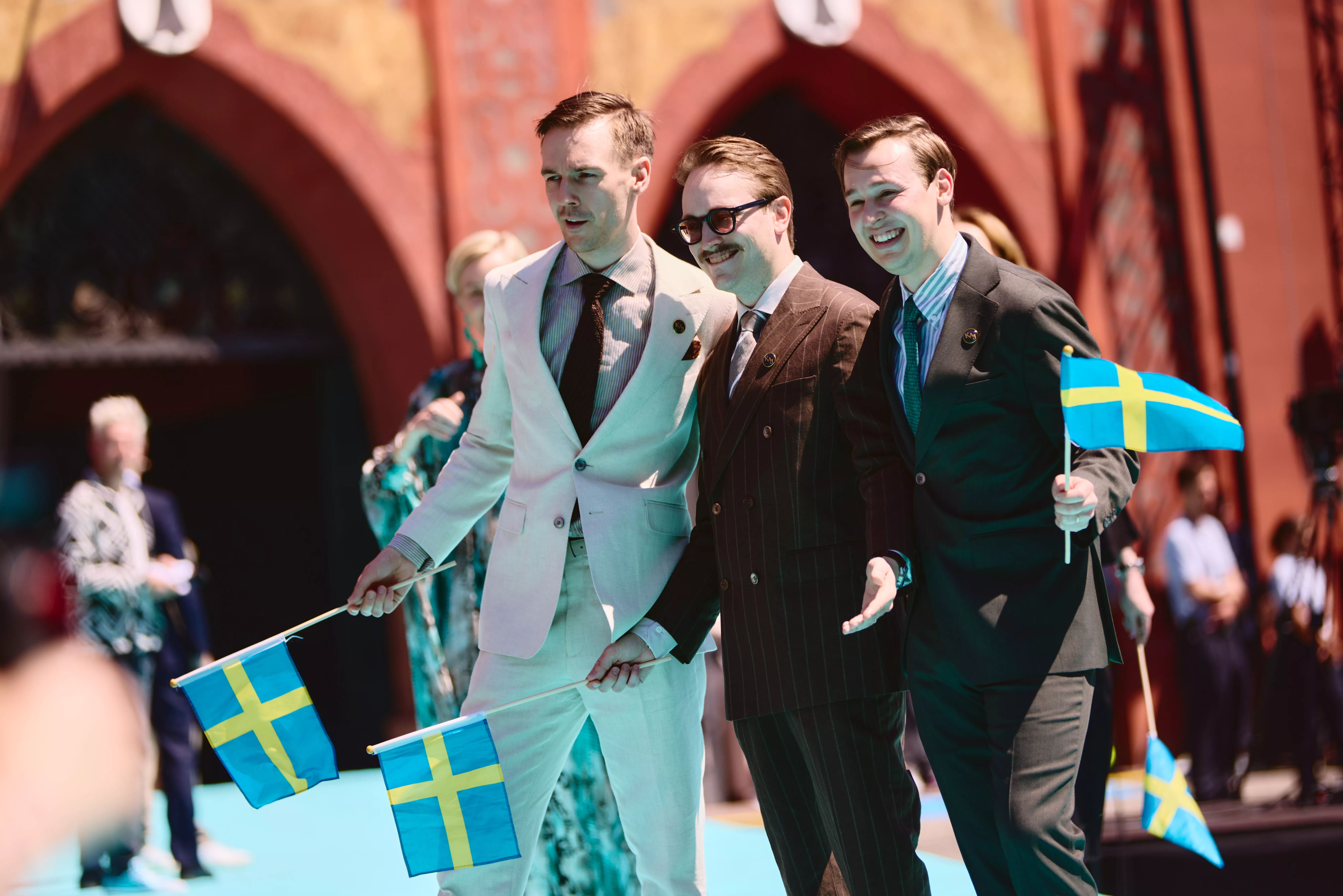 Palestinaflaggor dominerade vid Eurovision-öppning