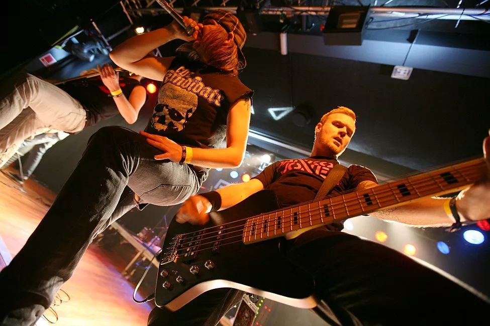 Raunchy og Invocator på Headbangers Ball Tour