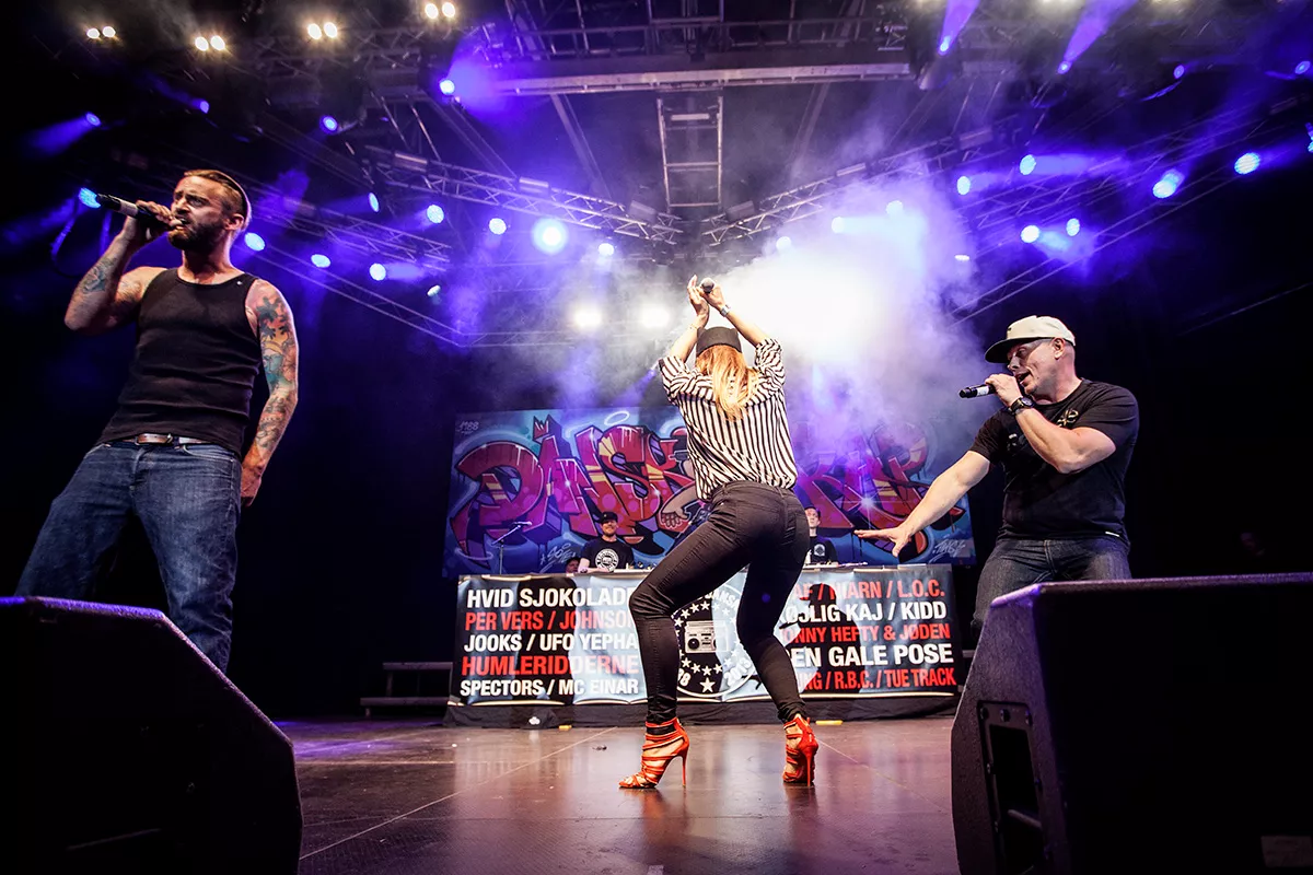 Diverse kunstnere: Dansk Rap 25 År, Tivoli, Plænen