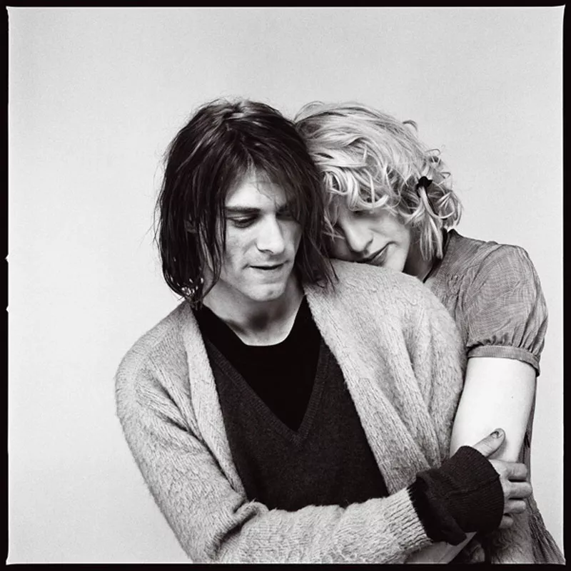 Kurt Cobain og Courtney Love i duet