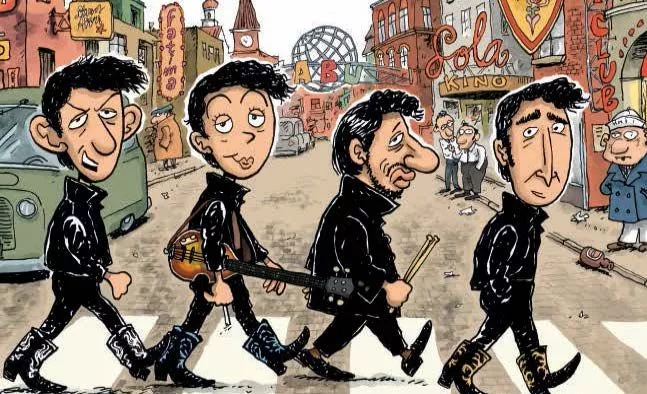 Tilforladelig tegneserie om The Beatles unge år