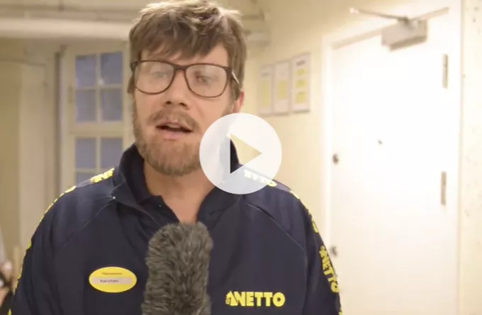 Kato arbejder i Netto