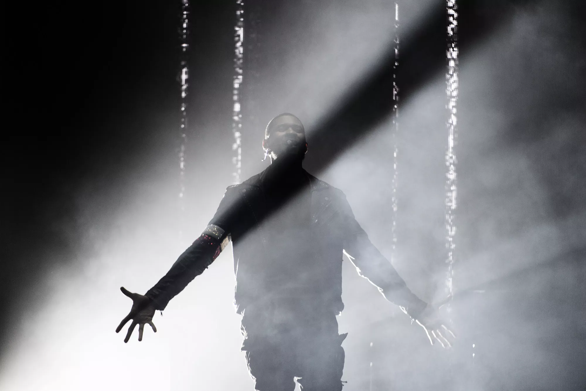 Kæmpe fotoserie: Usher lagde Forum ned