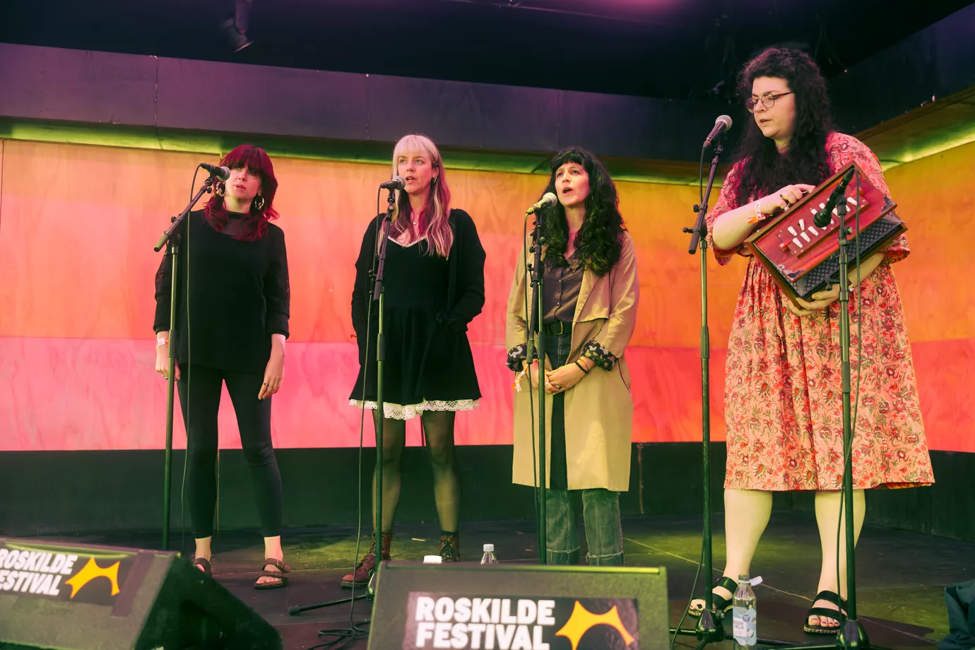 Smukke vokalharmonier og lumre sange på festivalens mindste scene