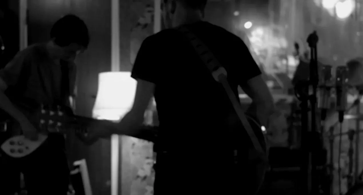 Livesession på Möllan blir svartvit video