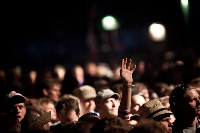Arkivfoto fra en koncert fra 2010 på Dyreskuepladsen, hvor personalefesten bliver afholdt.