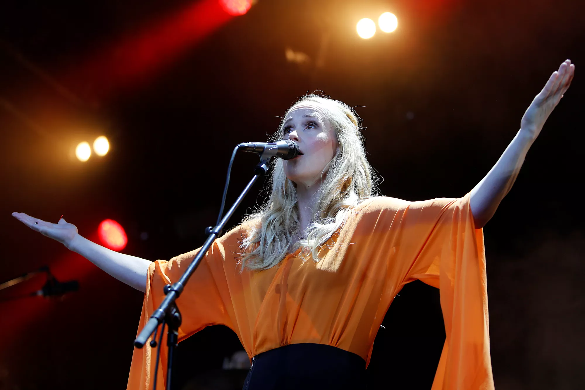 Tina Dickow - Smukfest i 2014. FOTO: Peter Klode.