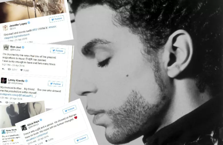 Så hyllar världsstjärnorna Prince