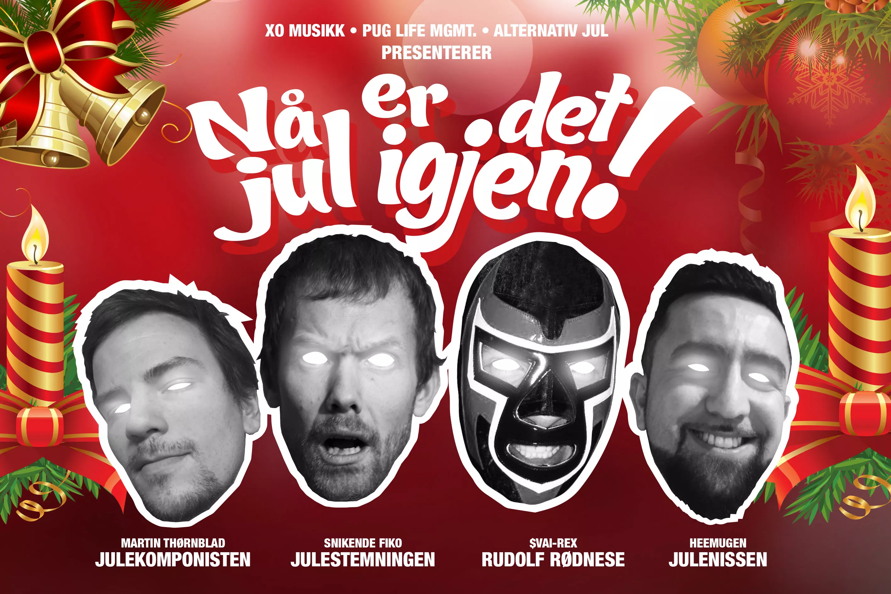 Alternativ Julekalender, luke #1: Snikende Fiko, $vai-Rex & Heemugen