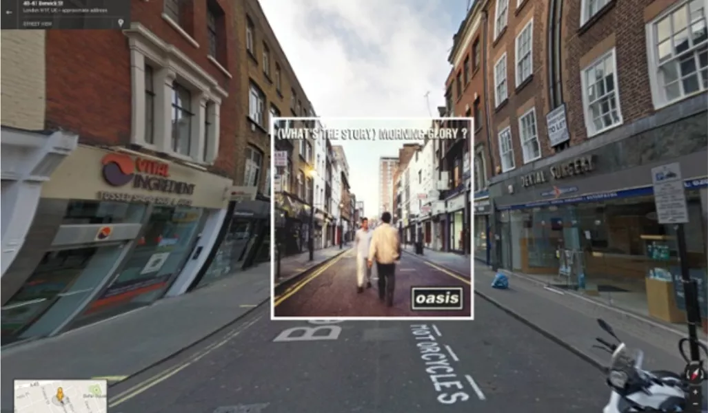 Se albumcovers i Google Street View