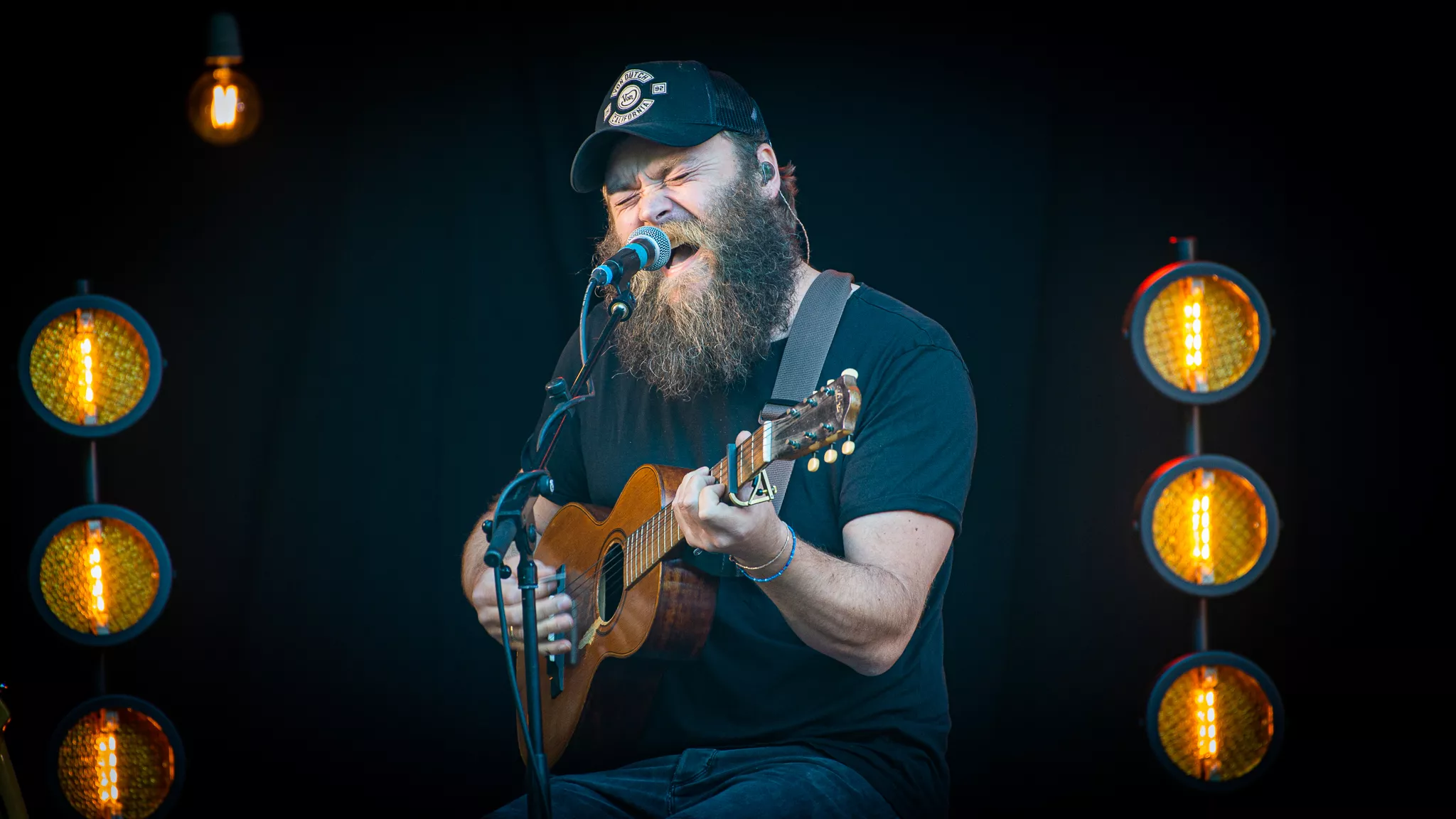 Varm balance på slap line