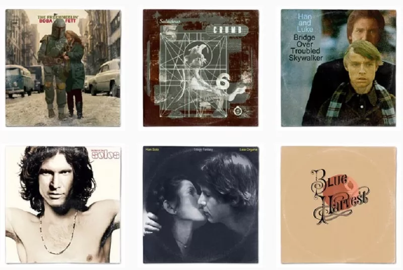 Se när klassiska omslag Star Wars-skruvas