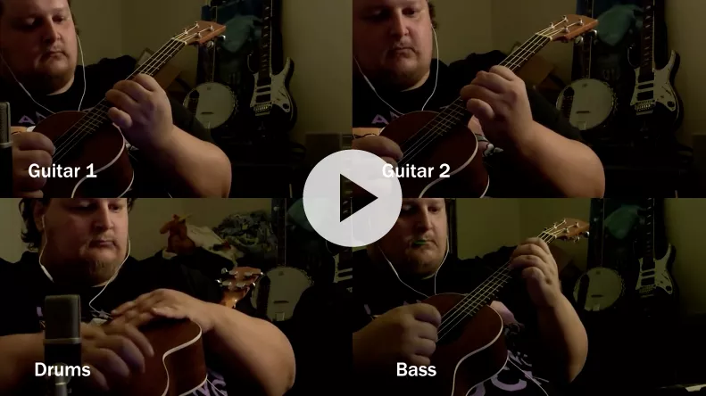 Hør Metallica-hit på ukulele