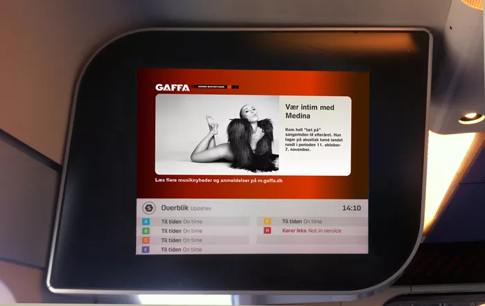 Læs GAFFAs musiknyheder i S-toget