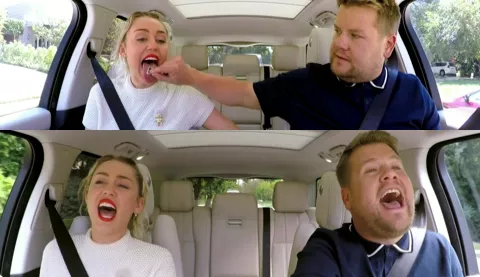 "Hvor høj var du, da I filmede Wrecking Ball?"