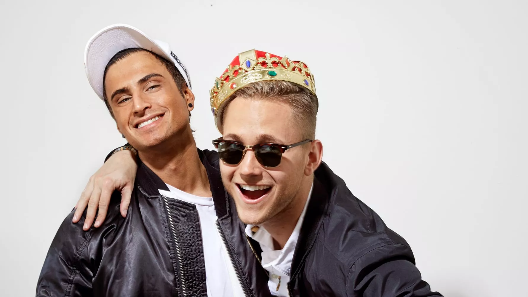 Samir Badran (till vänster) och Viktor Frisk (till höger).