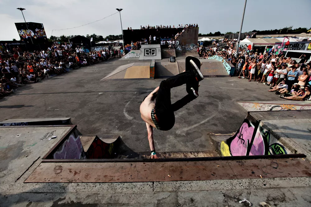 Skate Scenen byder på masser af underholdning