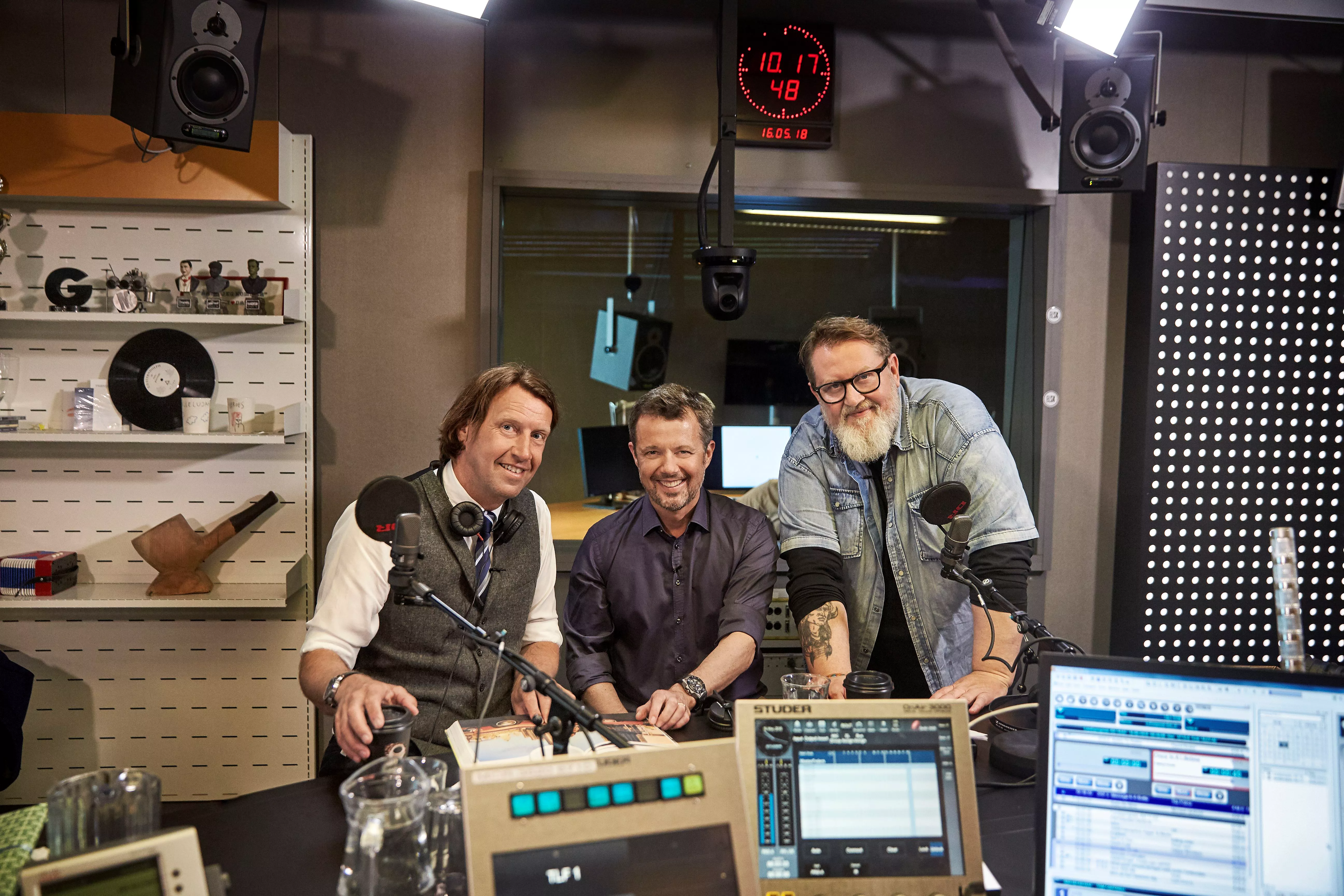 Kronprins Frederik fortæller om sin yndlingsmusik i P4