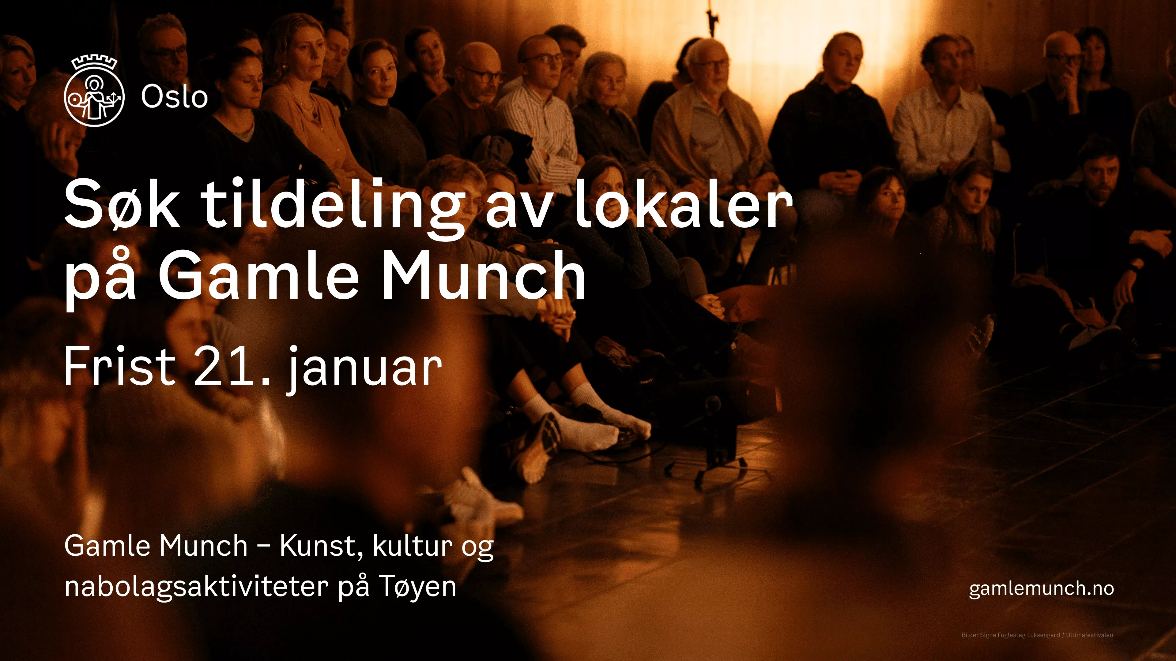 Utlysning av lokaler på Gamle Munch 2024