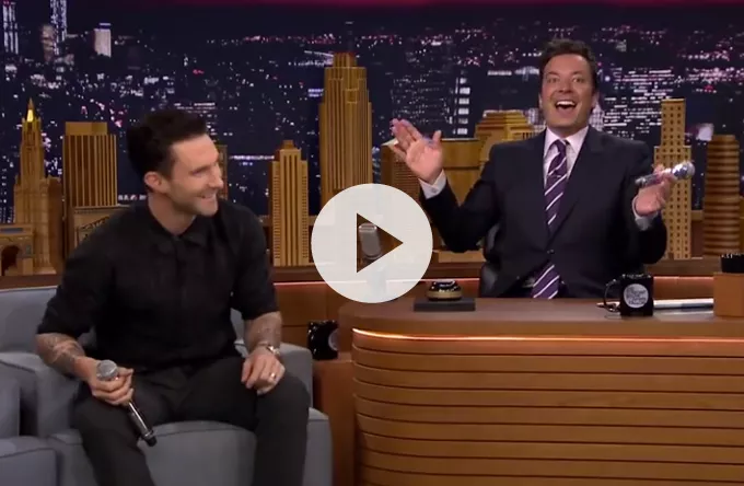 Se Maroon 5-sanger og Fallon overgå hinanden i parodier