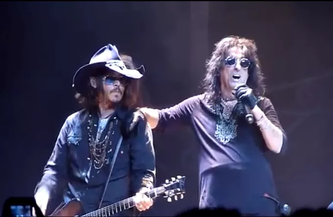 Johnny Depp och Alice Cooper i ny supergrupp
