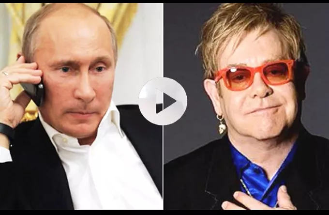 Lyt: Elton John talte i telefon med falsk Putin