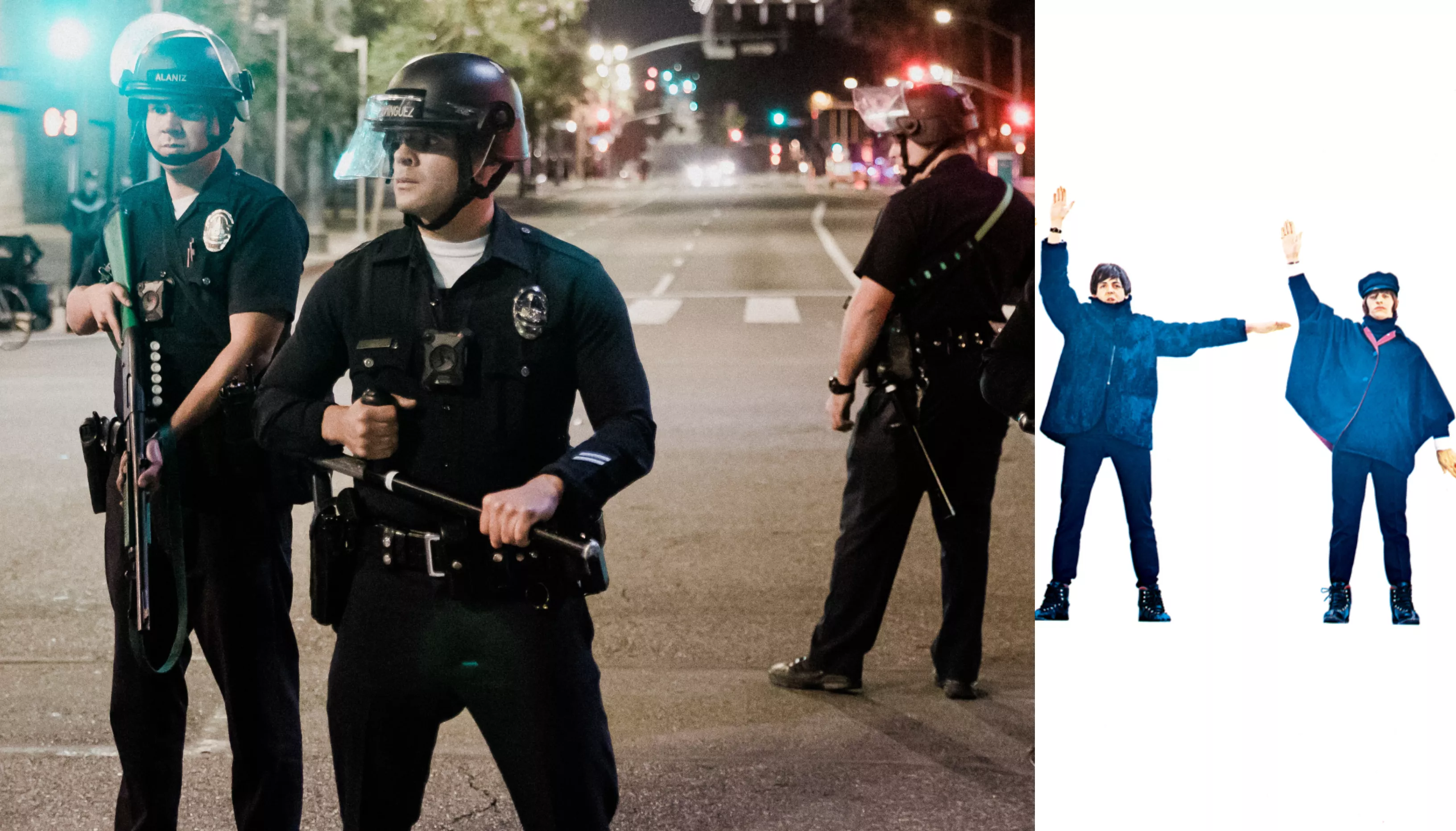 Politiet afspiller Beatles-musik, når de bliver filmet – for at udløse ophavsretsfiltre