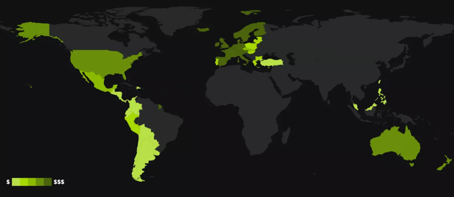 Spotify er dyrest i Danmark