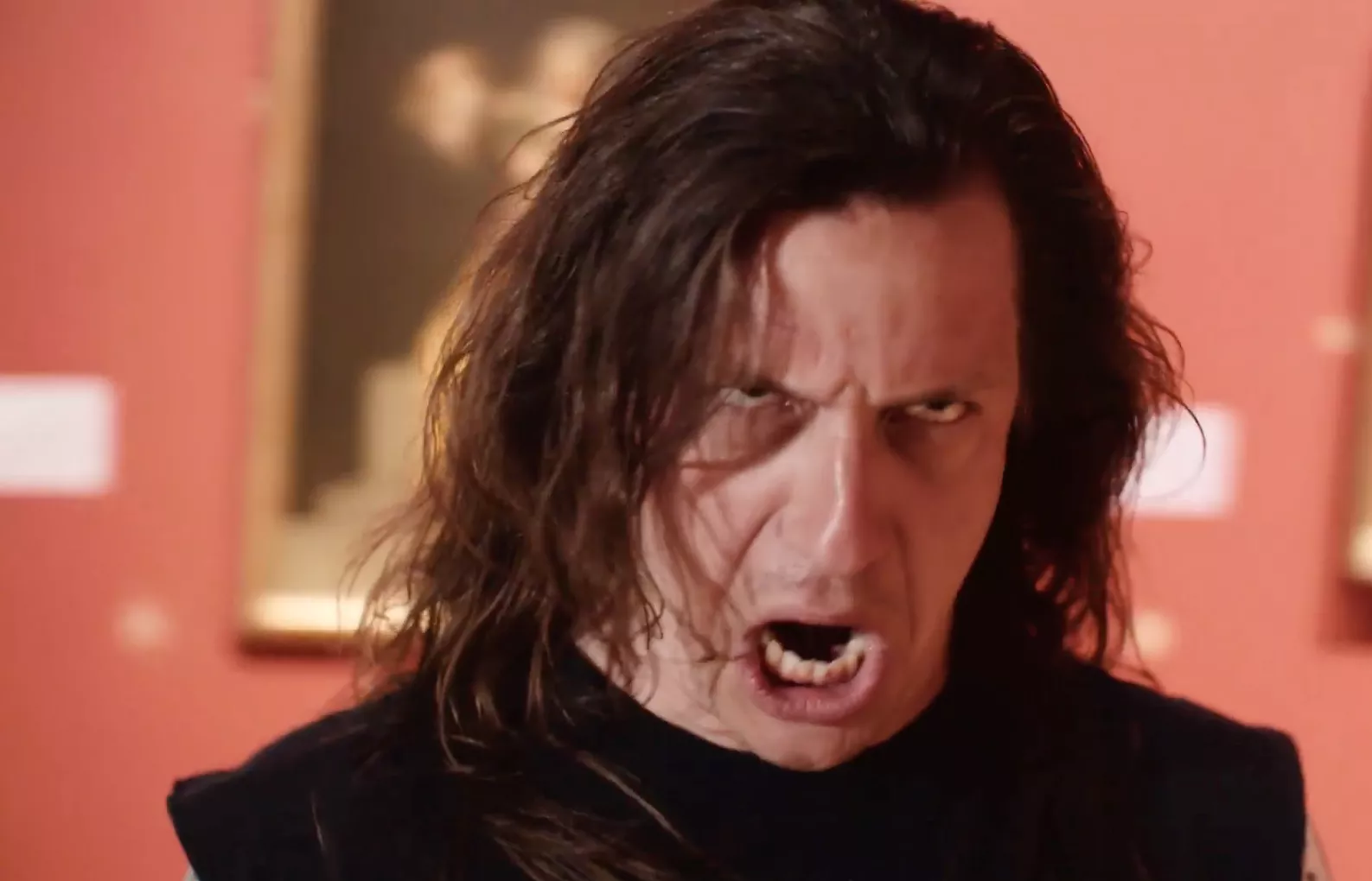 VIDEO: Baest går amok på kunstmuseum