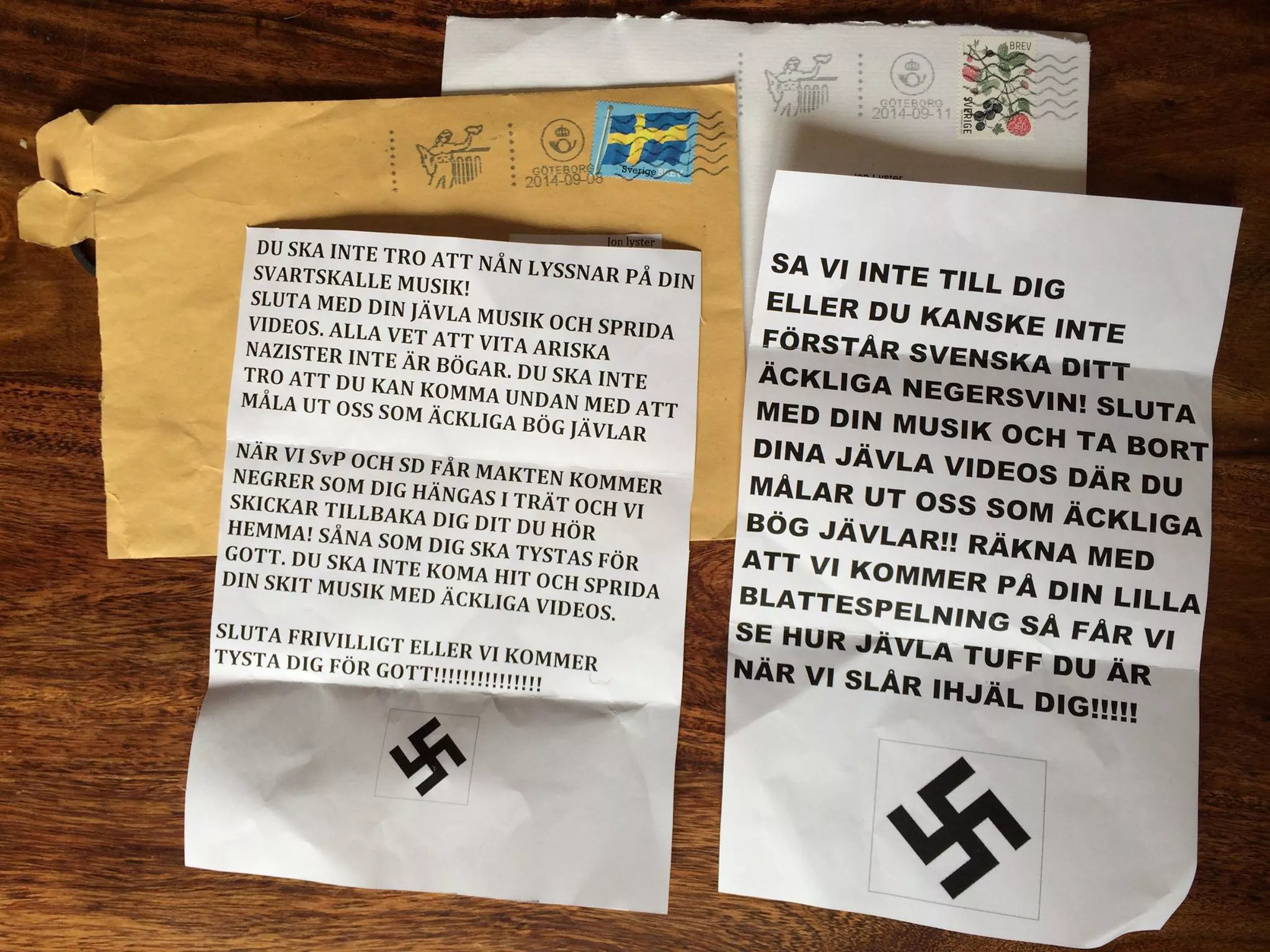 Svensk artist utsatt för grov rasistattack