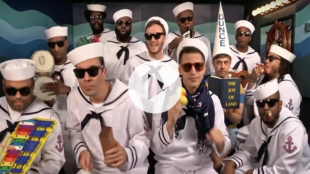 The Lonely Island sejler op ad åen hos Jimmy Fallon