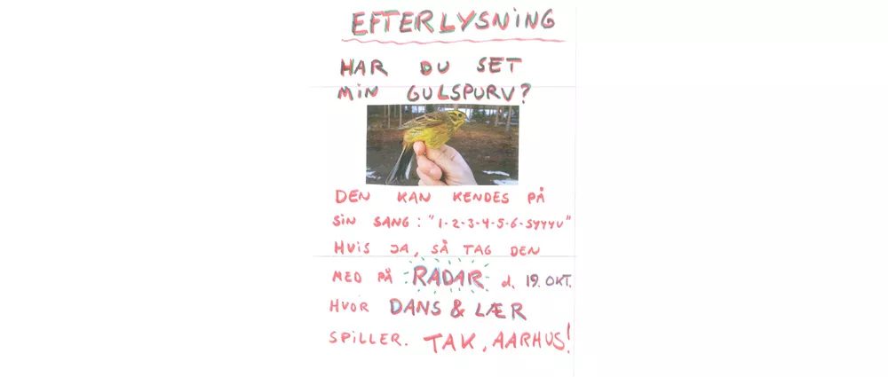 Fuglefikseret band på Danmarksturné