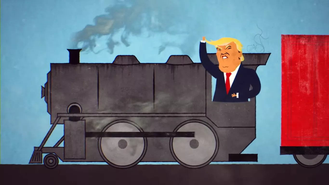 VIDEO: Kolla in svenskens virala Donald Trump-diss