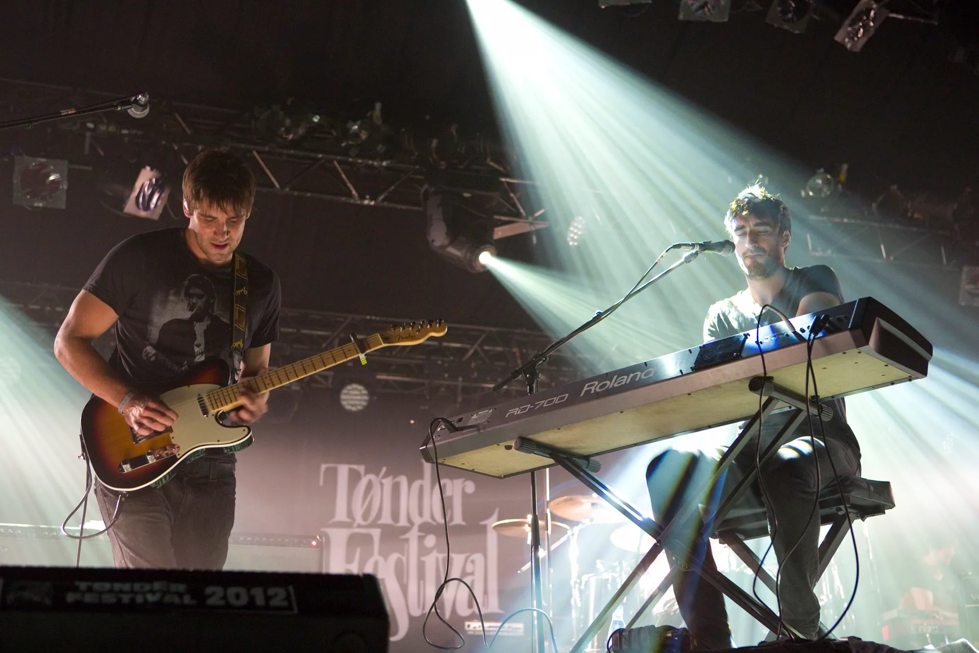 The Coronas: Tønder Festival 2012, Telt 1