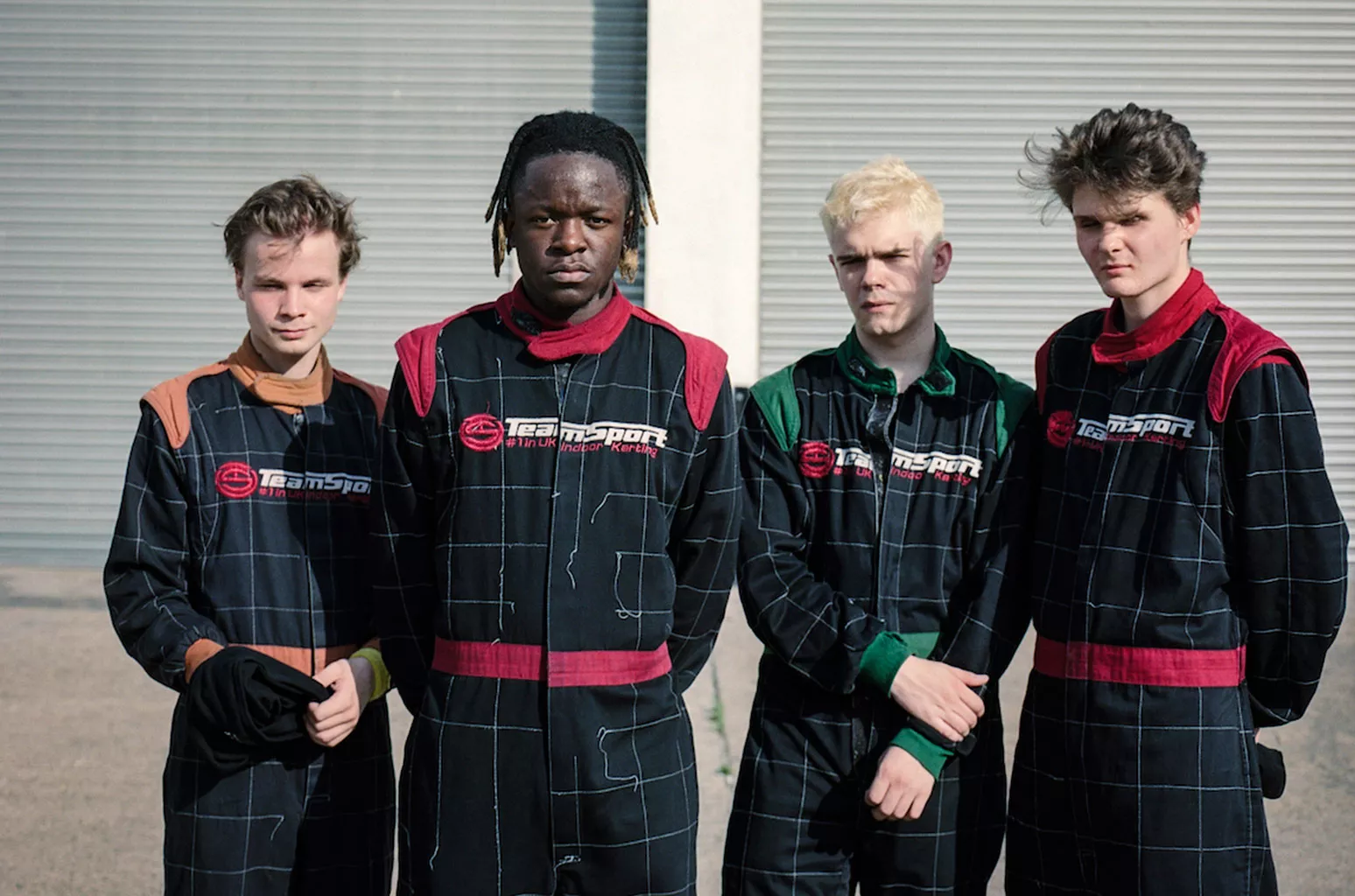 Black Midi med Matt Kwasniewski-Kelvin yderst til højre