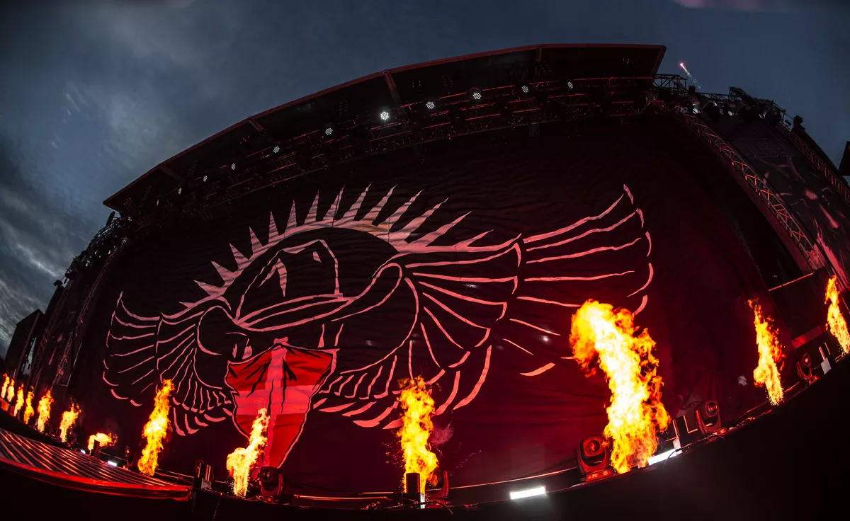 Kæmpe fotoserie: Volbeat spillede for 37.000 i Odense