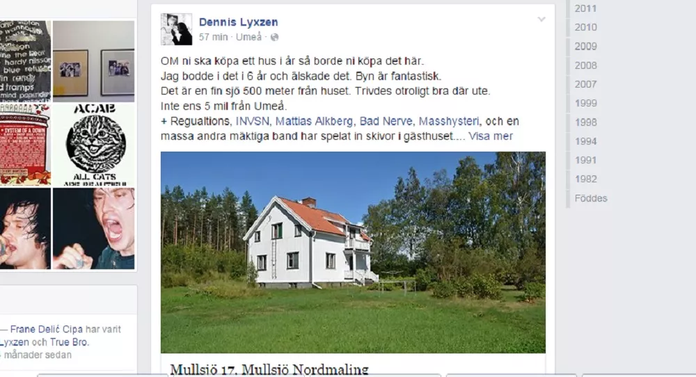 Dennis Lyxzéns hus till salu