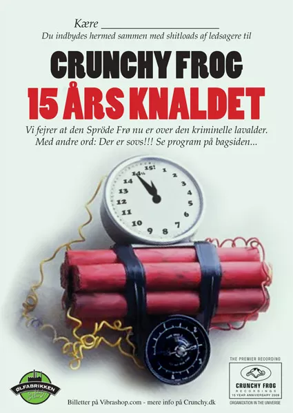 Crunchy Frog fejrer fødselsdag