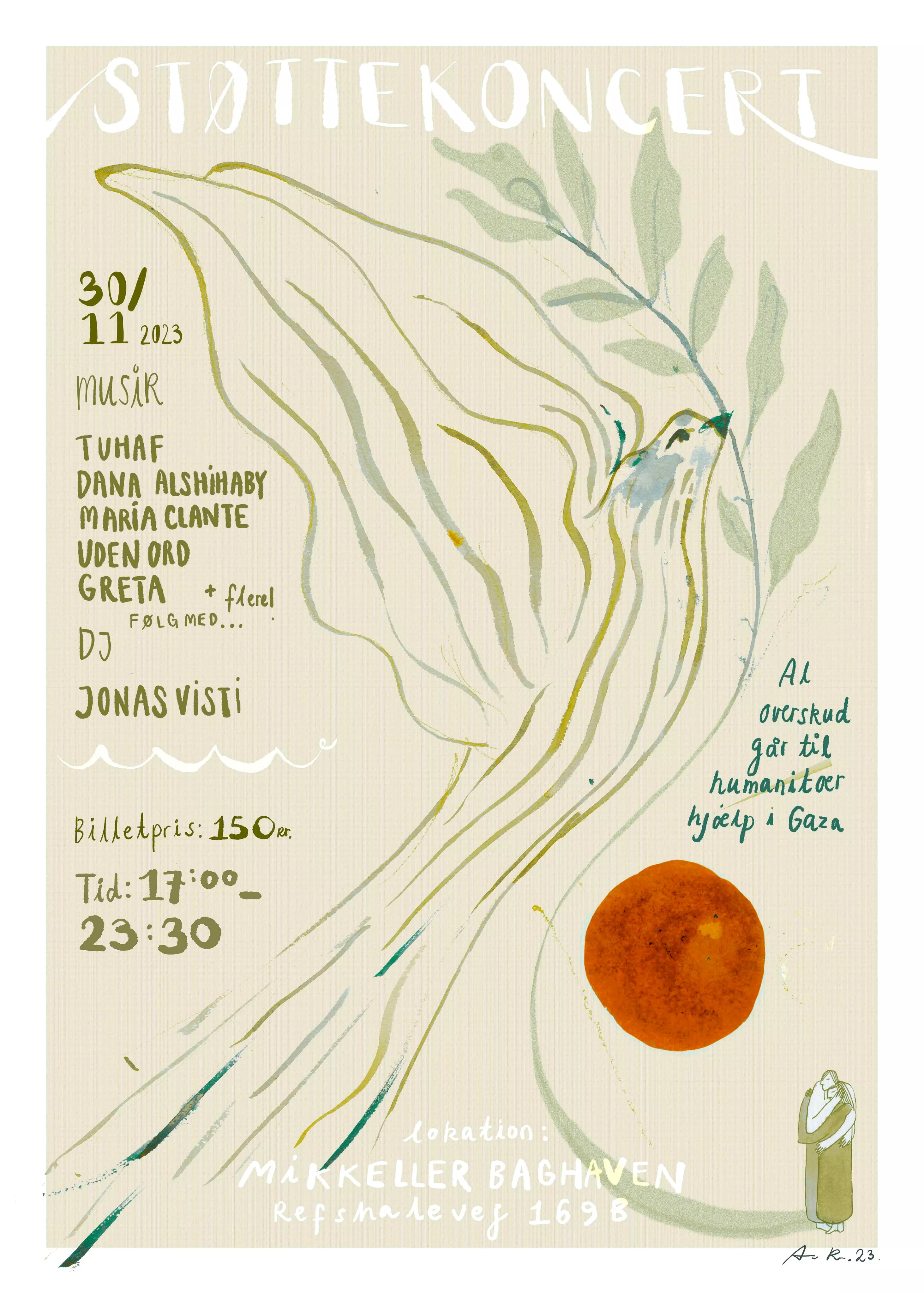 Støttekoncert for Palæstina