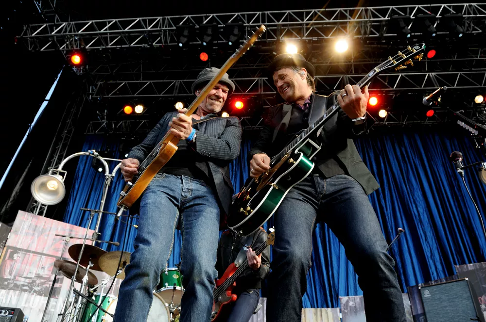 Poul Krebs varmer op for Fogerty 