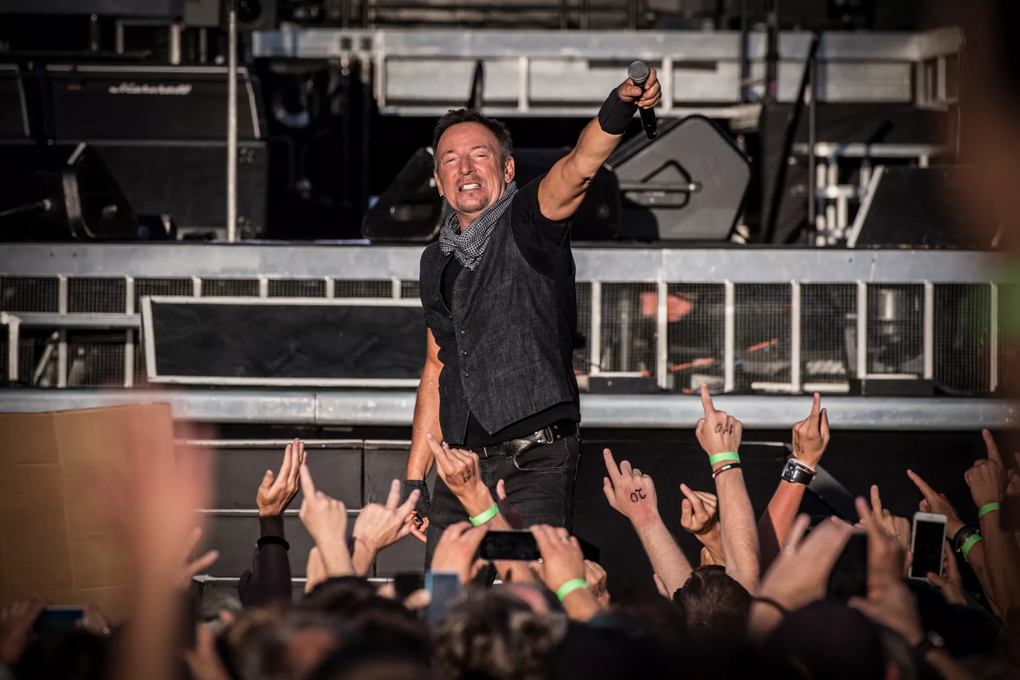 Bruce Springsteen blev reddet af lokal motorcykelklub, da hans egen brød sammen